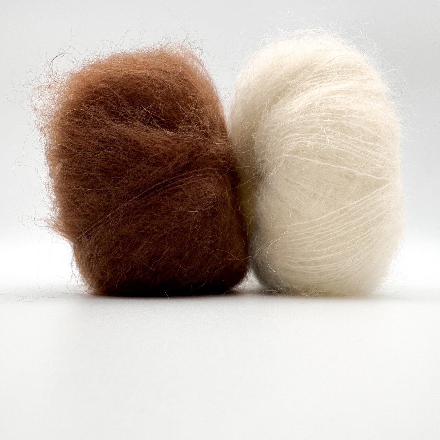 Mohair Sport garen in de kleur Notenbruin – superkid mohair en zijde van A Knitters World
