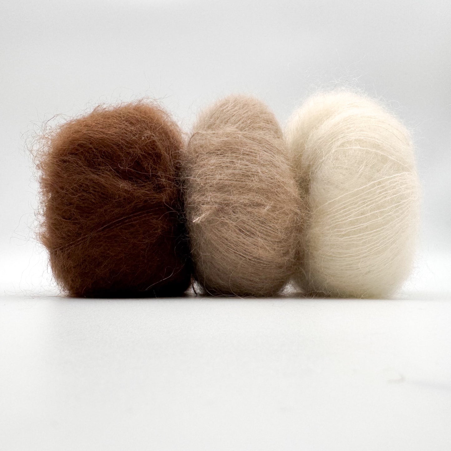 Mohair Sport garen in de kleur Notenbruin – superkid mohair en zijde van A Knitters World